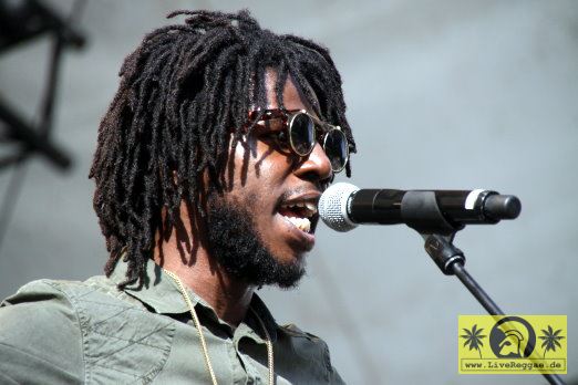 Chronixx (Jam) and The ZincFence Band 28. Summer Jam Festival - Fuehlinger See, Koeln - Green Stage 06. Juli 2013 (4).JPG